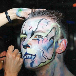 photographie body painting au Macumba